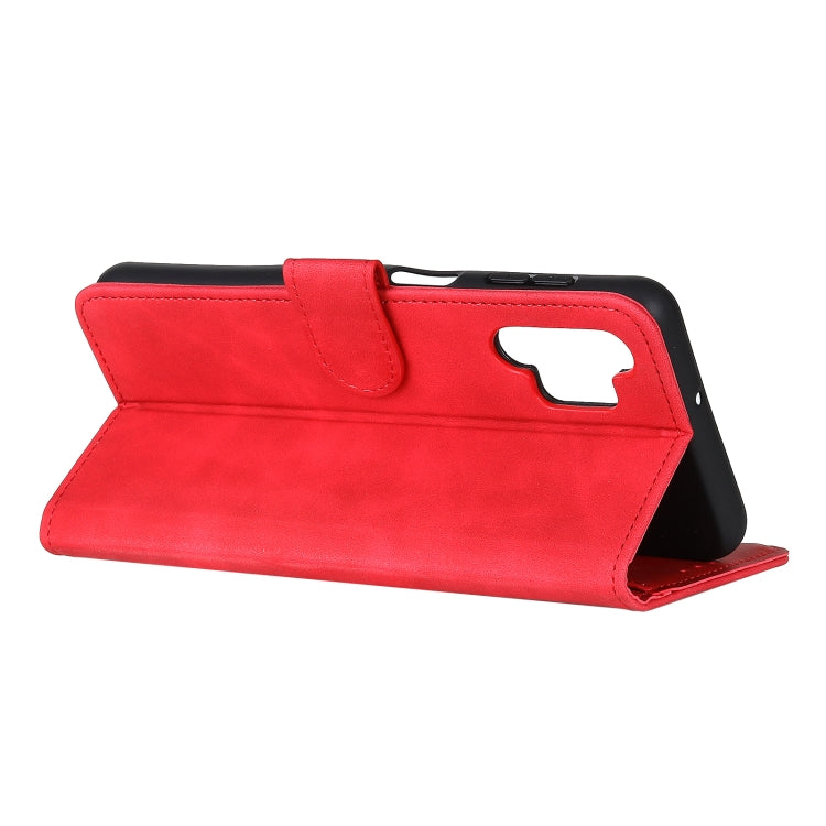 For Samsung Galaxy A32 4G KHAZNEH Retro Texture PU + TPU Horizontal Flip Leather Case with Holder & Card Slots & Wallet