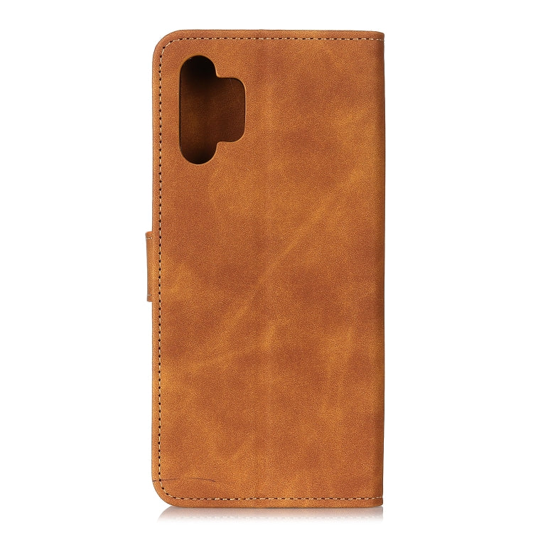For Samsung Galaxy A32 4G KHAZNEH Retro Texture PU + TPU Horizontal Flip Leather Case with Holder & Card Slots & Wallet