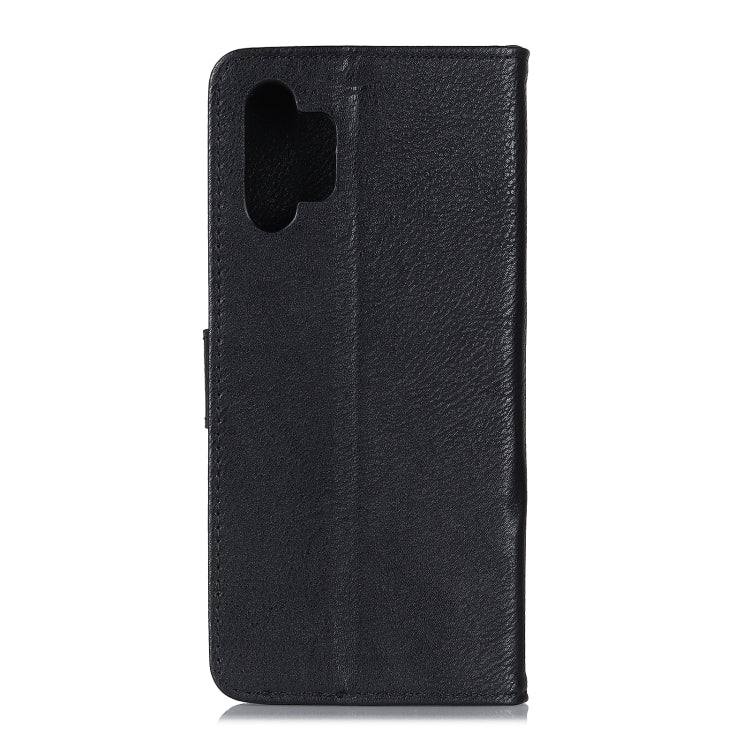 For Samsung Galaxy A32 4G KHAZNEH Cowhide Texture Horizontal Flip Leather Case with Holder & Card Slots & Wallet