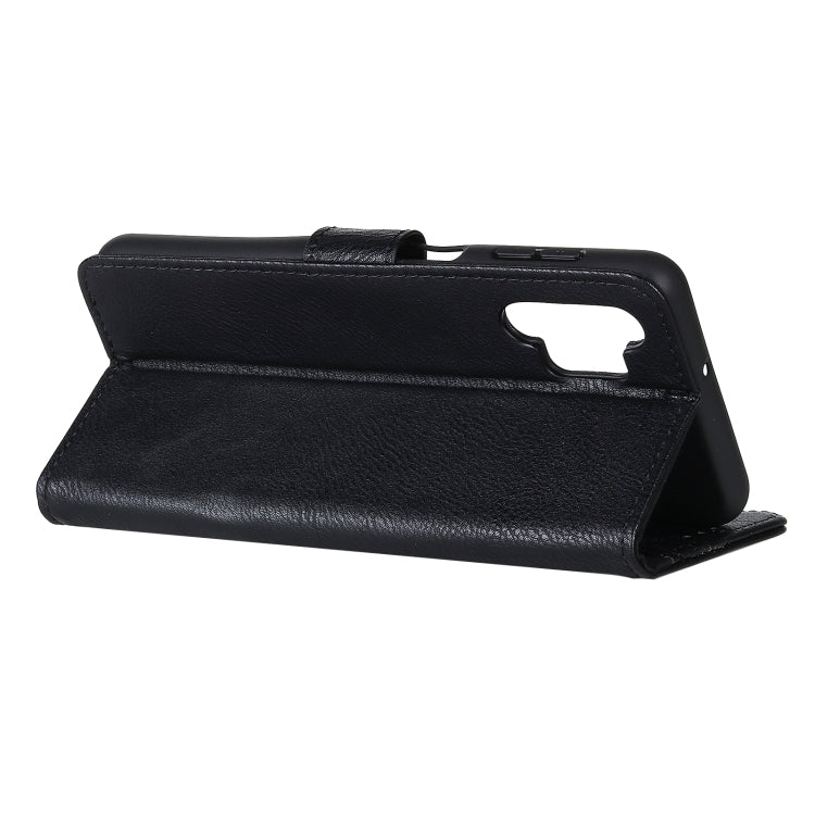 For Samsung Galaxy A32 4G KHAZNEH Cowhide Texture Horizontal Flip Leather Case with Holder & Card Slots & Wallet