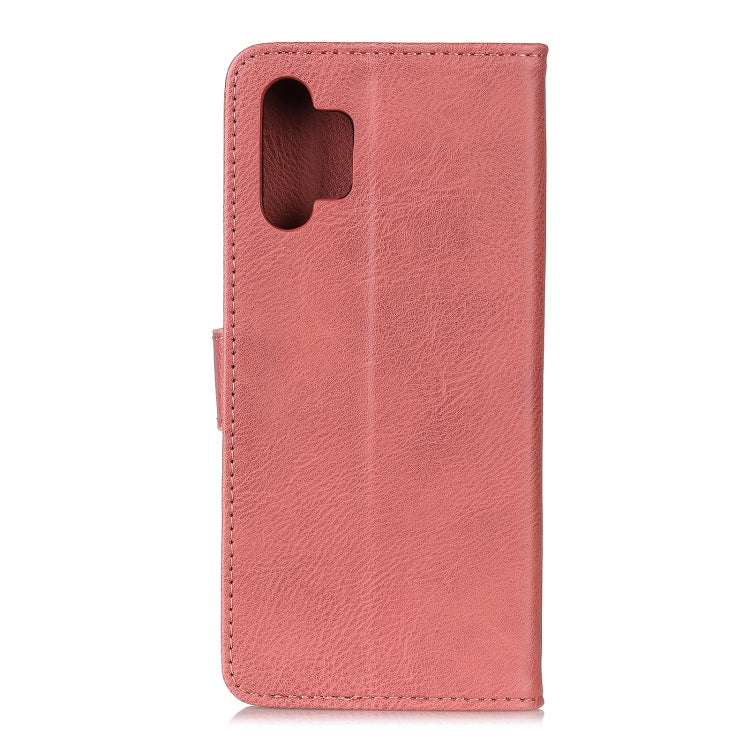 For Samsung Galaxy A32 4G KHAZNEH Cowhide Texture Horizontal Flip Leather Case with Holder & Card Slots & Wallet