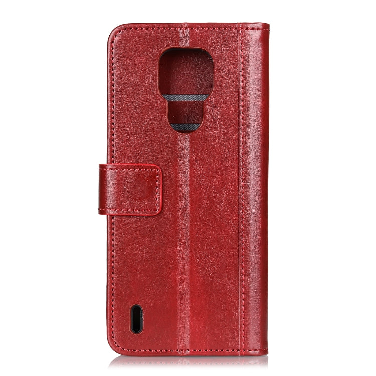 For Motorola Moto E7(2020) Peas Crazy Horse Texture Horizontal Flip Leather Case with Holder & Card Slots & Wallet