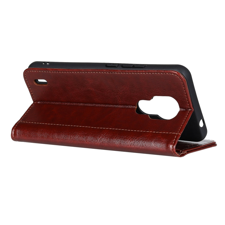 For Motorola Moto E7(2020) Peas Crazy Horse Texture Horizontal Flip Leather Case with Holder & Card Slots & Wallet