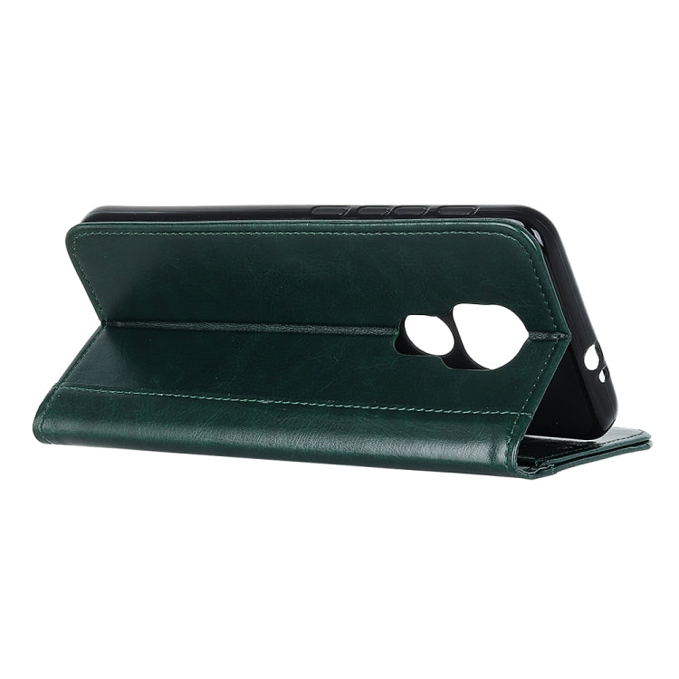 For Motorola Moto G Play(2021) Peas Crazy Horse Texture Horizontal Flip Leather Case with Holder & Card Slots & Wallet