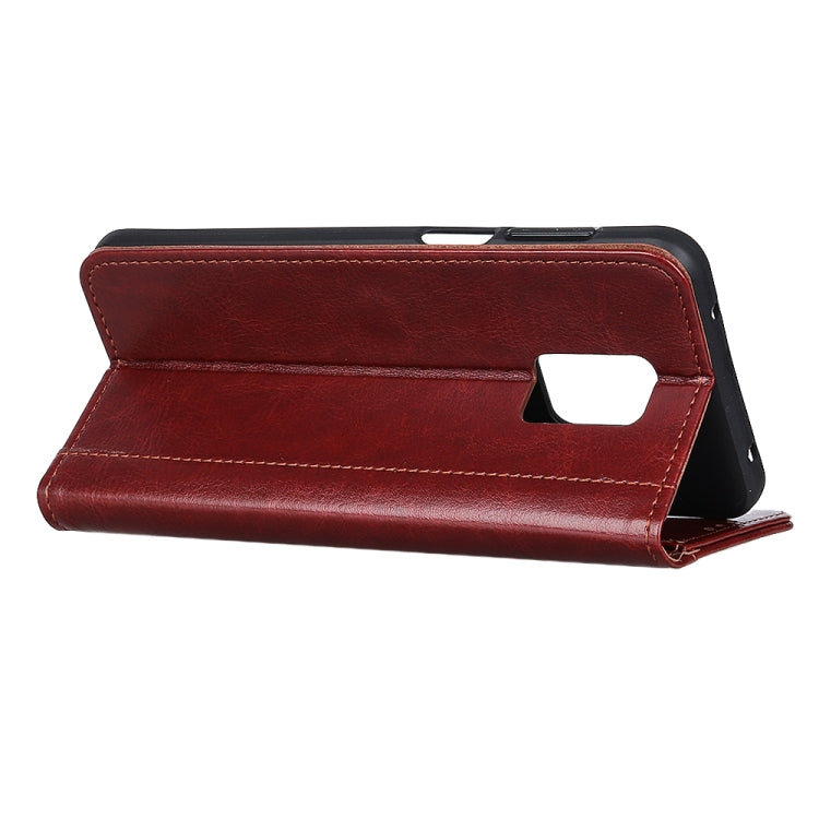 For Motorola Moto G Power(2021) Peas Crazy Horse Texture Horizontal Flip Leather Case with Holder & Card Slots & Wallet