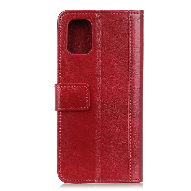 For OPPO Reno5 Pro 5G Peas Crazy Horse Texture Horizontal Flip Leather Case with Holder & Card Slots & Wallet