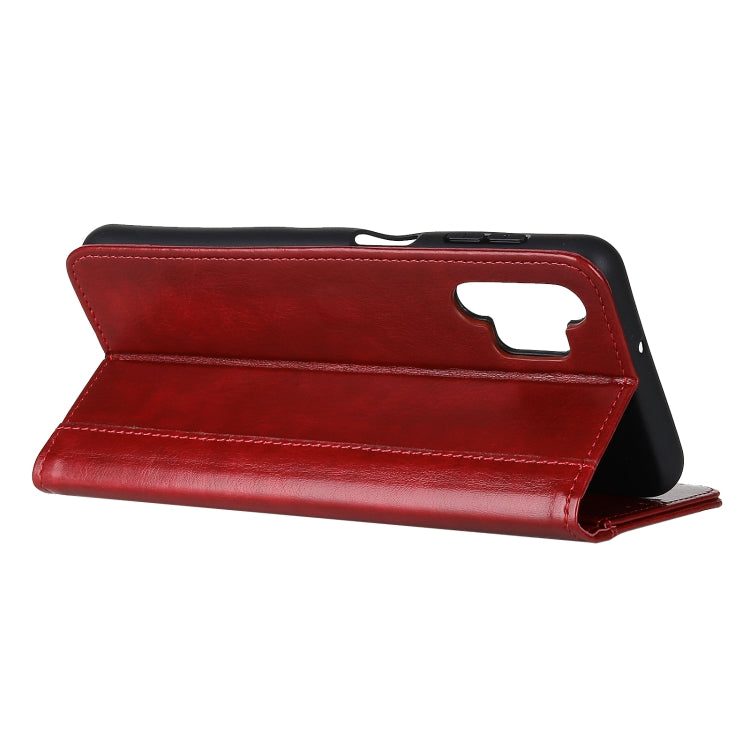 For Samsung Galaxy A32 5G Peas Crazy Horse Texture Horizontal Flip Leather Case with Holder & Card Slots & Wallet