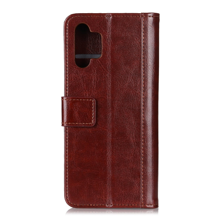 For Samsung Galaxy A32 5G Peas Crazy Horse Texture Horizontal Flip Leather Case with Holder & Card Slots & Wallet