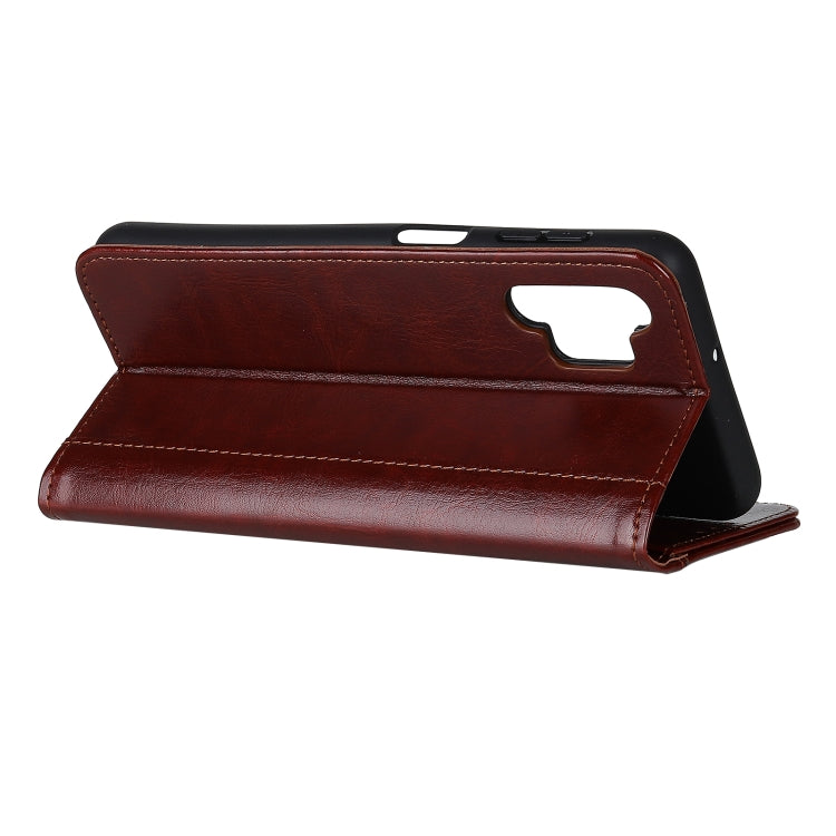 For Samsung Galaxy A32 5G Peas Crazy Horse Texture Horizontal Flip Leather Case with Holder & Card Slots & Wallet