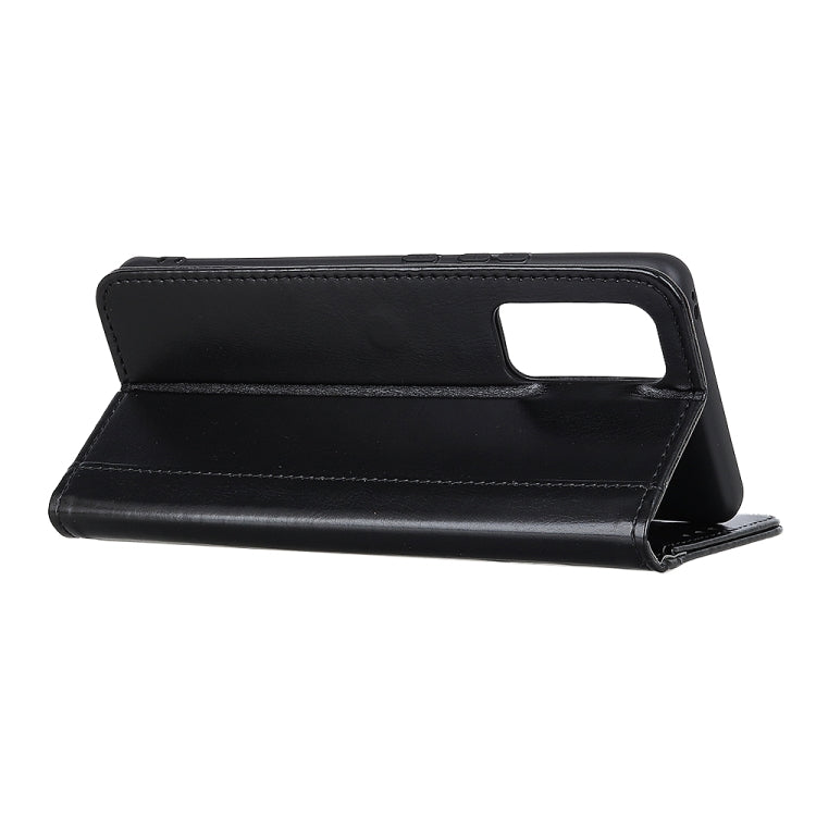 For Samsung Galaxy A52 5G / 4G Peas Crazy Horse Texture Horizontal Flip Leather Case with Holder & Card Slots & Wallet