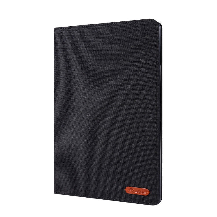 Horizontal Flip TPU + Fabric PU Leather Protective Case with Name Card Clip For iPad 9.7 (2017/2018) & iPad Air & Air2 & iPad Pro 9.7