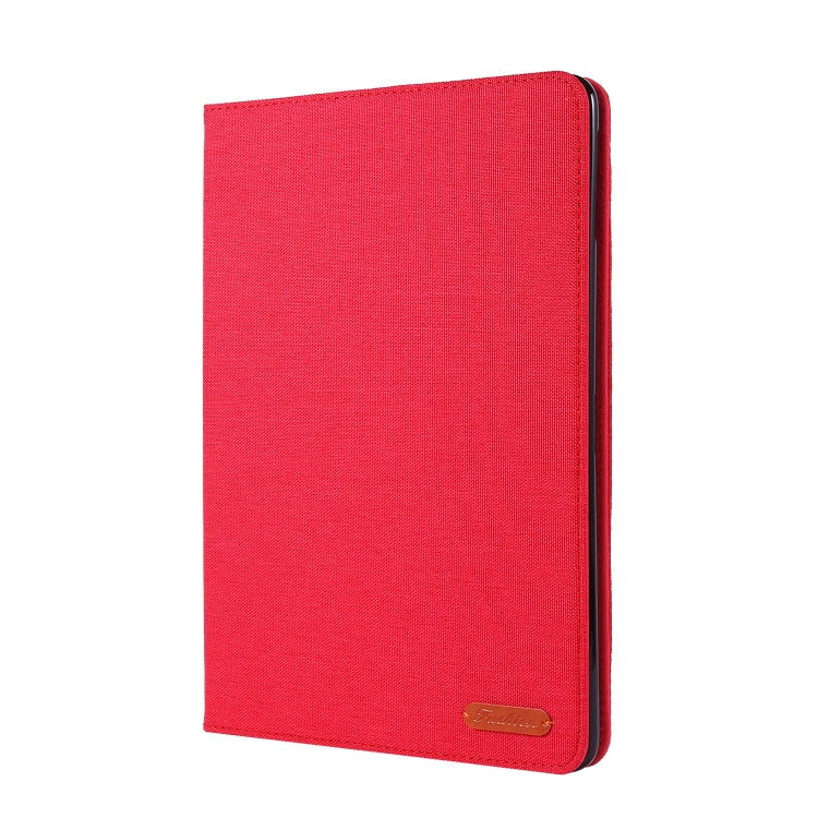 Horizontal Flip TPU + Fabric PU Leather Protective Case with Name Card Clip For iPad 9.7 (2017/2018) & iPad Air & Air2 & iPad Pro 9.7