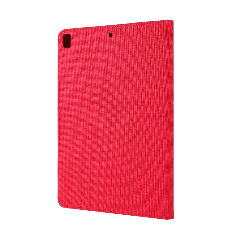 Horizontal Flip TPU + Fabric PU Leather Protective Case with Name Card Clip For iPad 9.7 (2017/2018) & iPad Air & Air2 & iPad Pro 9.7