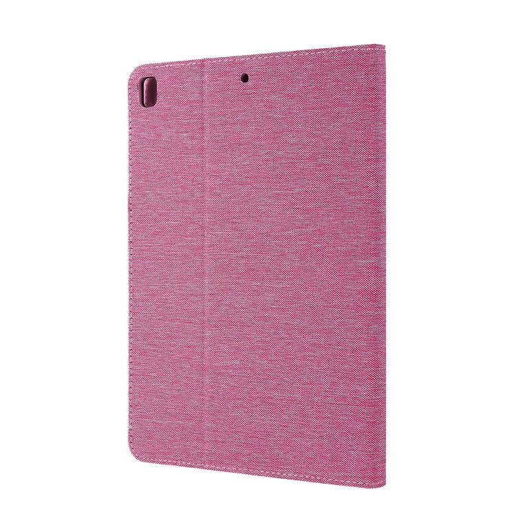 Horizontal Flip TPU + Fabric PU Leather Protective Case with Name Card Clip For iPad 9.7 (2017/2018) & iPad Air & Air2 & iPad Pro 9.7