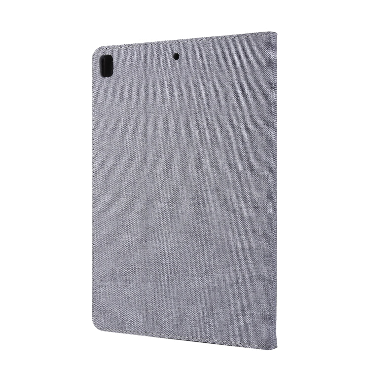Horizontal Flip TPU + Fabric PU Leather Protective Case with Name Card Clip For iPad 9.7 (2017/2018) & iPad Air & Air2 & iPad Pro 9.7