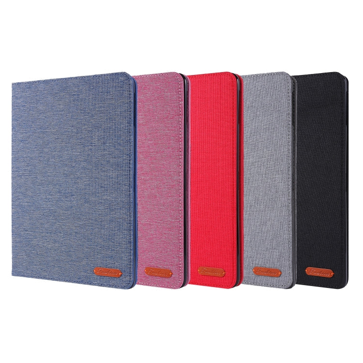 Horizontal Flip TPU + Fabric PU Leather Protective Case with Name Card Clip For iPad 9.7 (2017/2018) & iPad Air & Air2 & iPad Pro 9.7