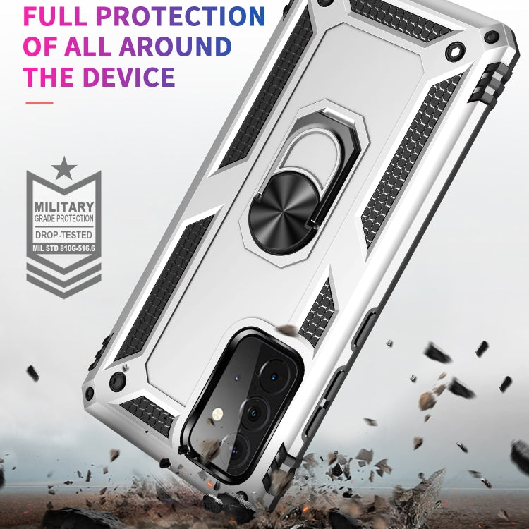 For Samsung Galaxy A72 5G / 4G Shockproof TPU + PC Protective Case with 360 Degree Rotating Holder