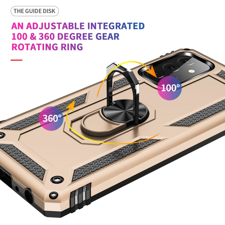 For Samsung Galaxy A72 5G / 4G Shockproof TPU + PC Protective Case with 360 Degree Rotating Holder