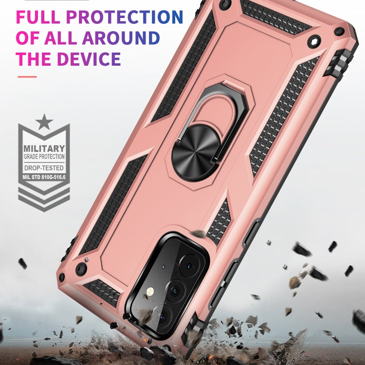 For Samsung Galaxy A72 5G / 4G Shockproof TPU + PC Protective Case with 360 Degree Rotating Holder