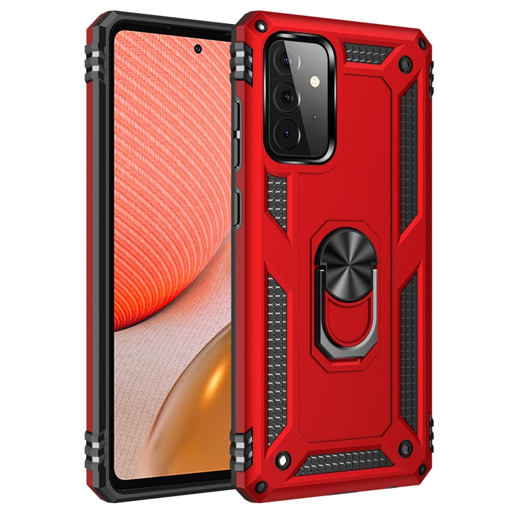 For Samsung Galaxy A72 5G / 4G Shockproof TPU + PC Protective Case with 360 Degree Rotating Holder