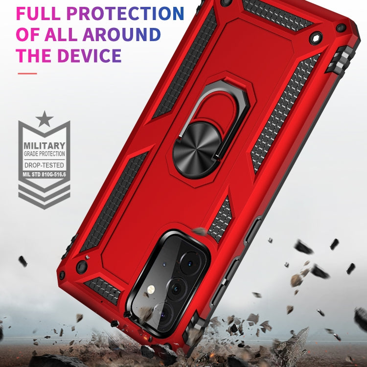 For Samsung Galaxy A72 5G / 4G Shockproof TPU + PC Protective Case with 360 Degree Rotating Holder