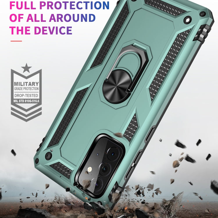 For Samsung Galaxy A72 5G / 4G Shockproof TPU + PC Protective Case with 360 Degree Rotating Holder