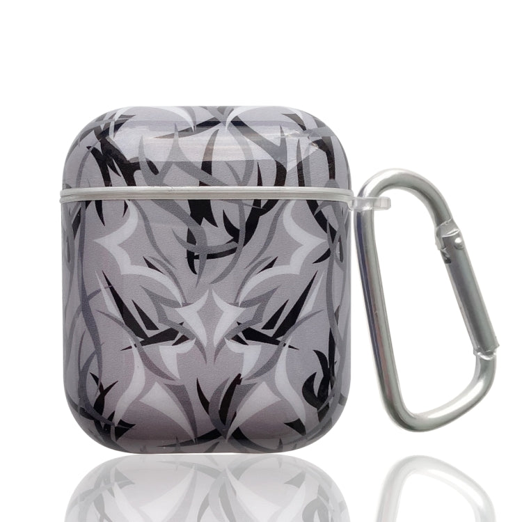TPU Bauhinia Balloon Earphone Protective Case with Hook For AirPods 1 / 2
