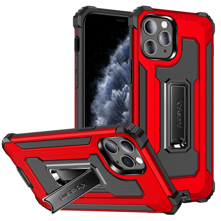 For iPhone 11 Pro Knight Jazz PC+TPU Shockproof Protective Case with Foldable Holder