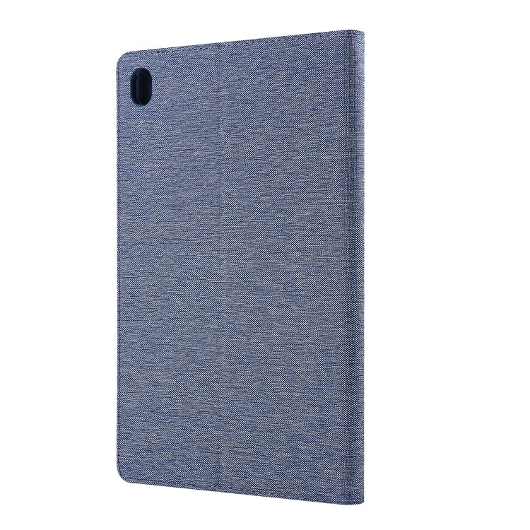 For Huawei M6 8.4 Horizontal Flip TPU + Fabric PU Leather Protective Case with Name Card Clip
