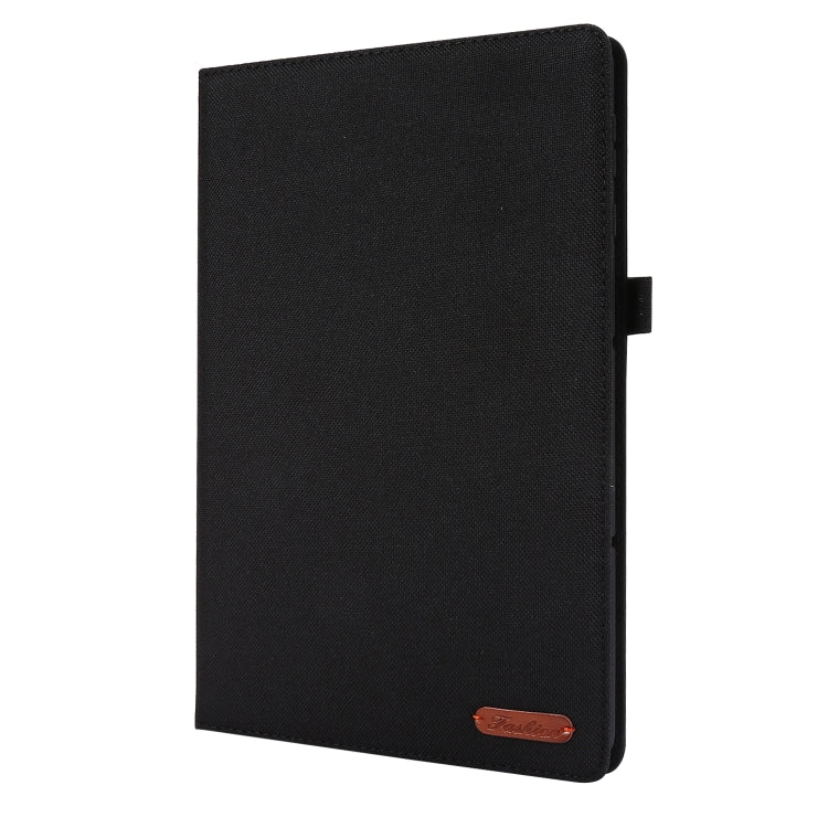 For Huawei Enjoy Tablet 2 10.1 / T10 / T10S Horizontal Flip TPU + Fabric PU Leather Protective Case with Name Card Clip