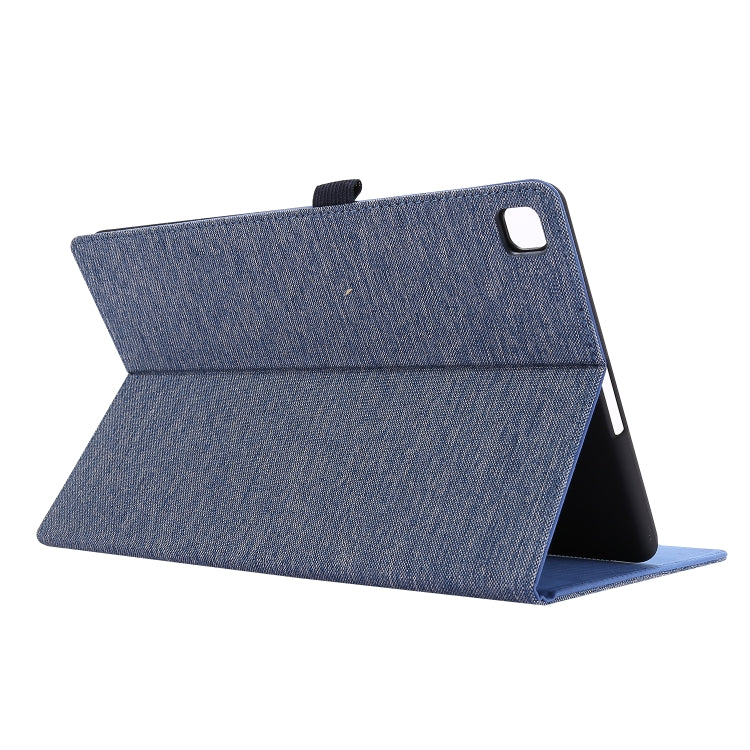 For Huawei Enjoy Tablet 2 10.1 / T10 / T10S Horizontal Flip TPU + Fabric PU Leather Protective Case with Name Card Clip
