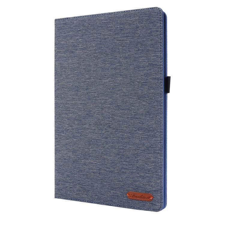 For Huawei Enjoy Tablet 2 10.1 / T10 / T10S Horizontal Flip TPU + Fabric PU Leather Protective Case with Name Card Clip