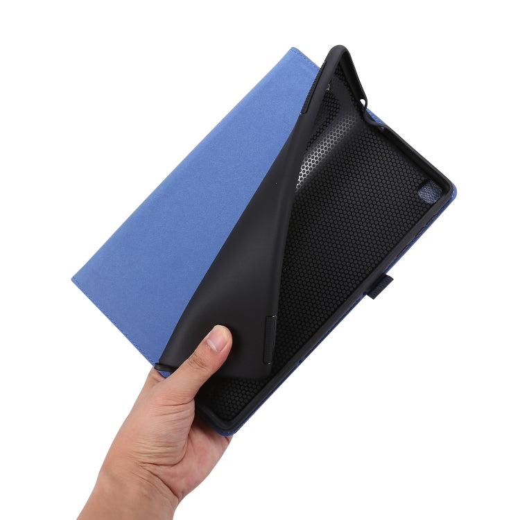 For Huawei Enjoy Tablet 2 10.1 / T10 / T10S Horizontal Flip TPU + Fabric PU Leather Protective Case with Name Card Clip