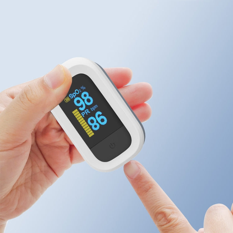 YK-82C 0.96 inch Finger Clip Oximeter Pulse Monitoring Home Pulse & Heart Rate Instrument with OLED Display