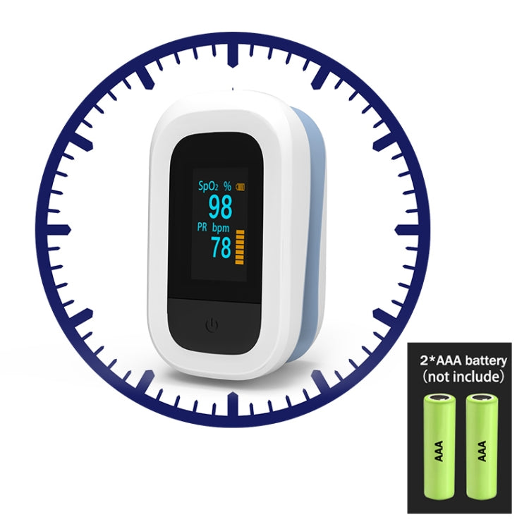 YK-82C 0.96 inch Finger Clip Oximeter Pulse Monitoring Home Pulse & Heart Rate Instrument with OLED Display