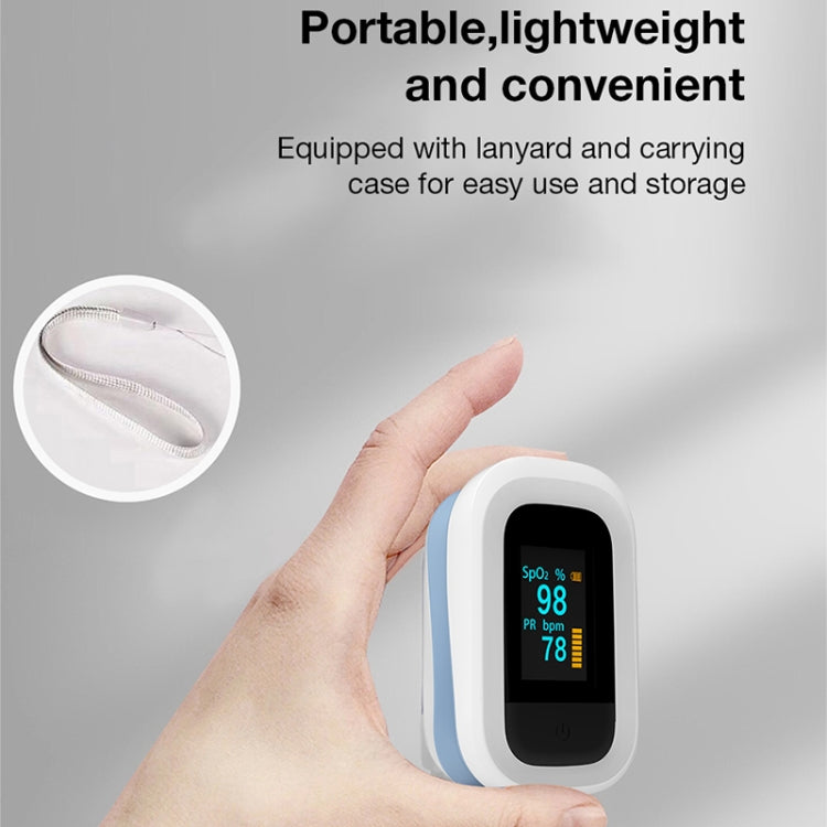 YK-82C 0.96 inch Finger Clip Oximeter Pulse Monitoring Home Pulse & Heart Rate Instrument with OLED Display