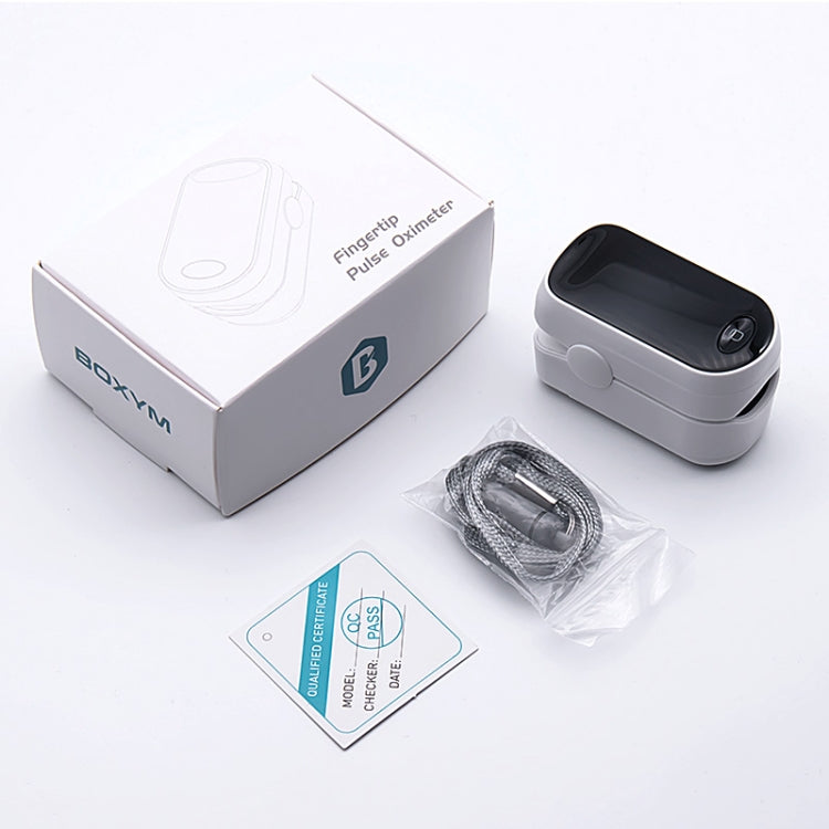 BOXYM C1 0.96 inch Finger Clip Oximeter Pulse Monitoring Home Pulse & Heart Rate Instrument with OLED Display