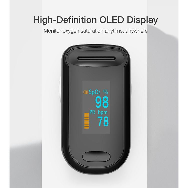 OXINETER C2 0.96 inch Finger Clip Oximeter Pulse Monitoring Home Pulse & Heart Rate Instrument with OLED Display