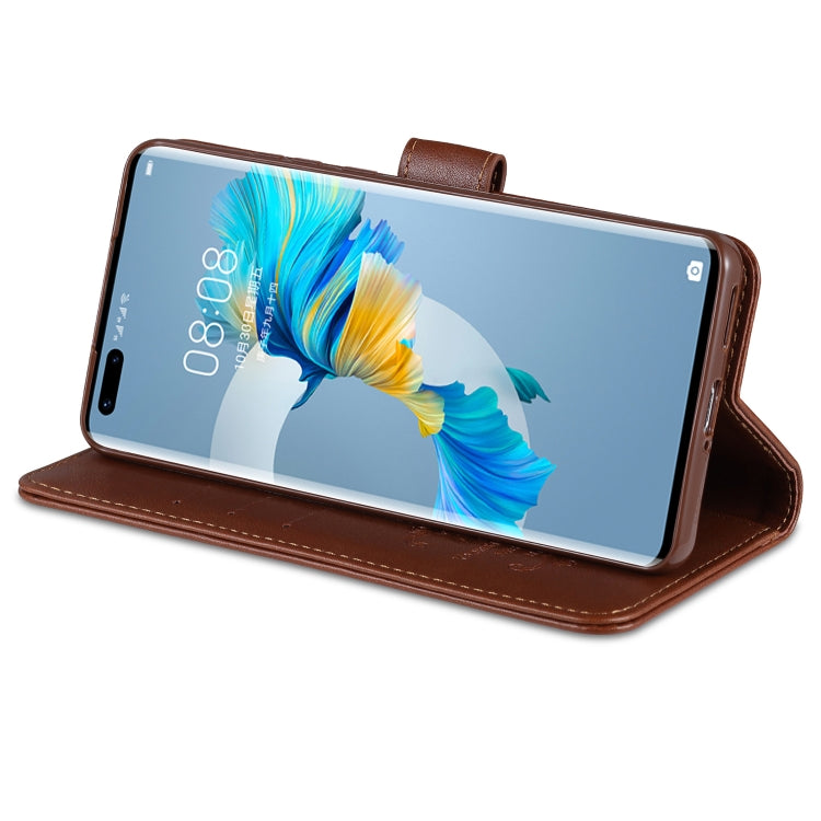 For Huawei Mate 40 AZNS Sheepskin Texture Horizontal Flip Leather Case with Holder & Card Slots & Wallet