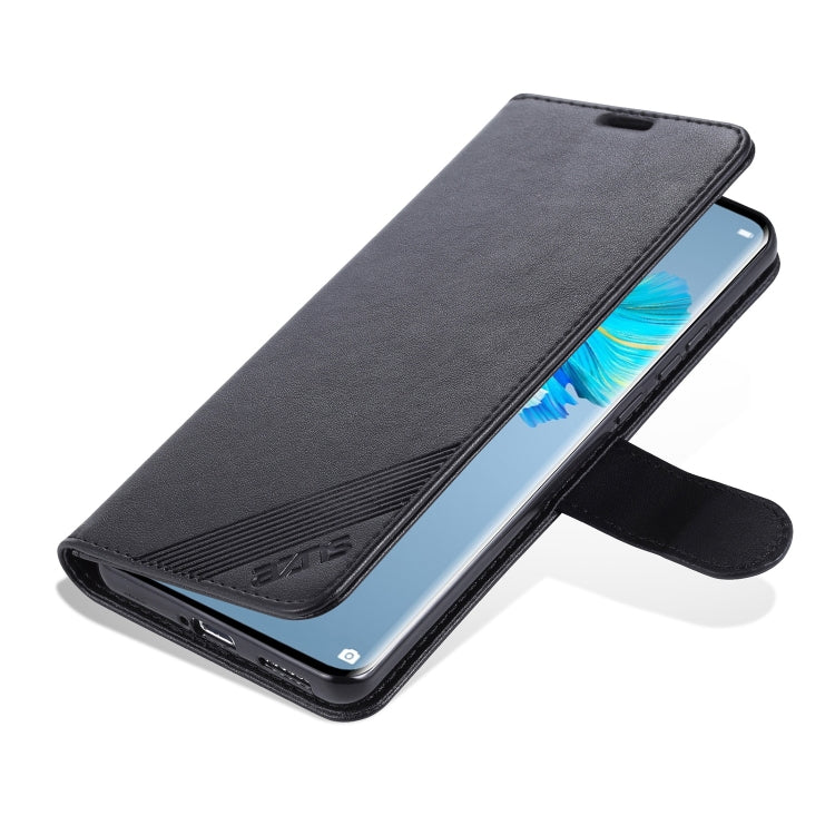 For Huawei Mate 40 Pro AZNS Sheepskin Texture Horizontal Flip Leather Case with Holder & Card Slots & Wallet