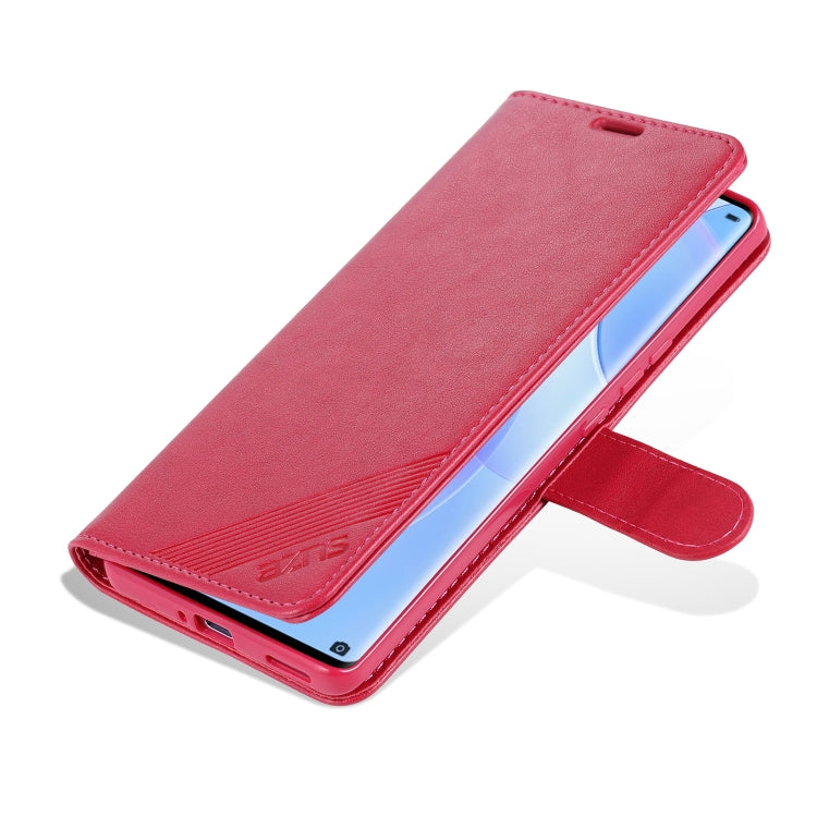 For Huawei nova 8 5G AZNS Sheepskin Texture Horizontal Flip Leather Case with Holder & Card Slots & Wallet