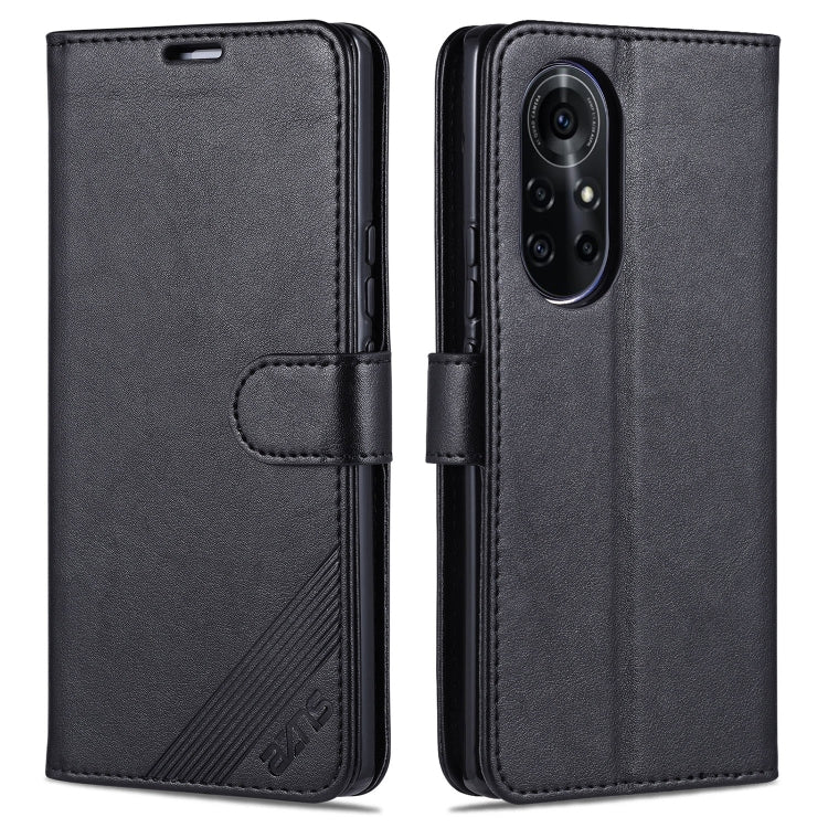 For Huawei nova 8 5G AZNS Sheepskin Texture Horizontal Flip Leather Case with Holder & Card Slots & Wallet