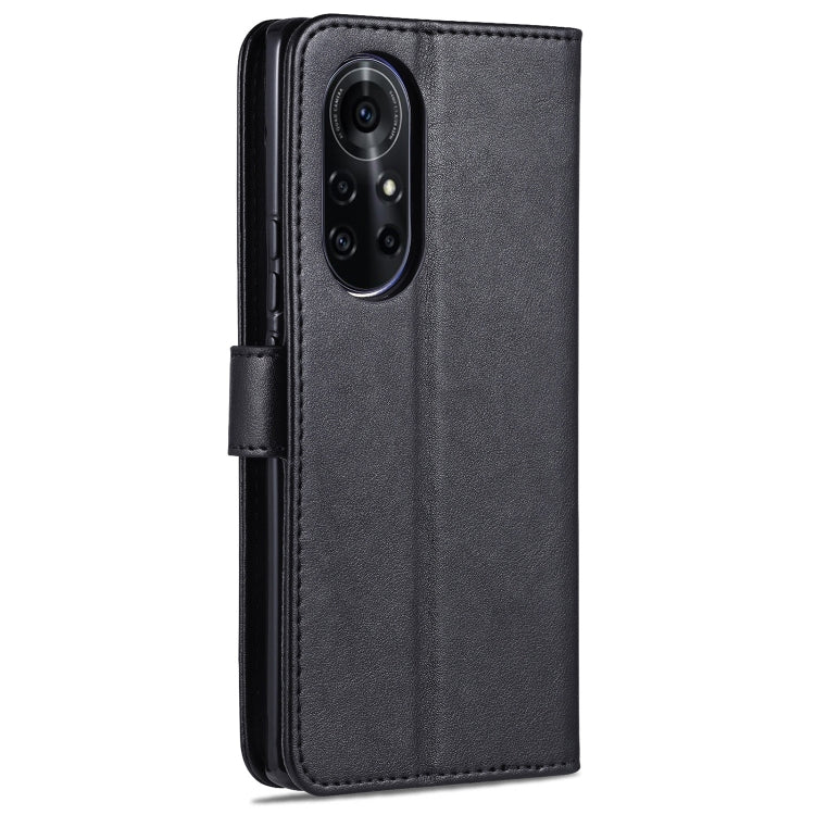 For Huawei nova 8 5G AZNS Sheepskin Texture Horizontal Flip Leather Case with Holder & Card Slots & Wallet