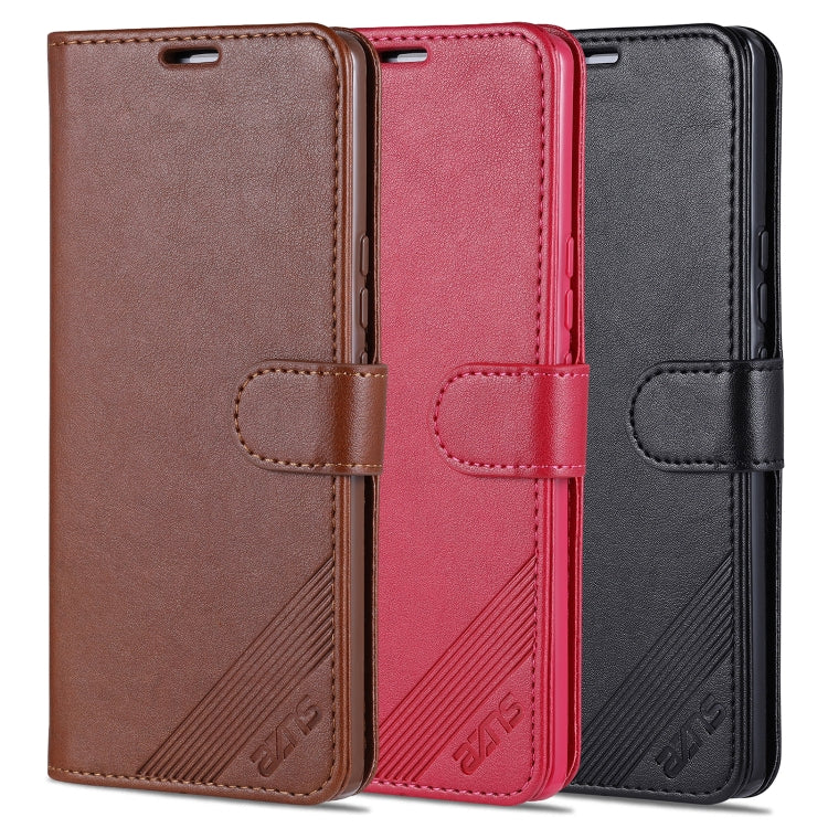 For Huawei nova 8 Pro 5G AZNS Sheepskin Texture Horizontal Flip Leather Case with Holder & Card Slots & Wallet