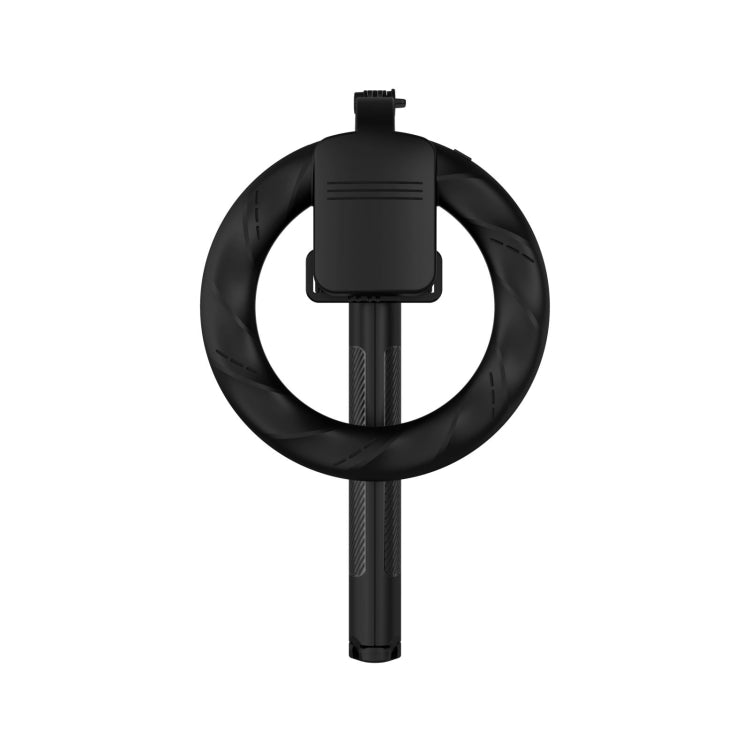 L06 Portable Bluetooth Tripod Selfie Stick with 8 inch Ring Light(Black)