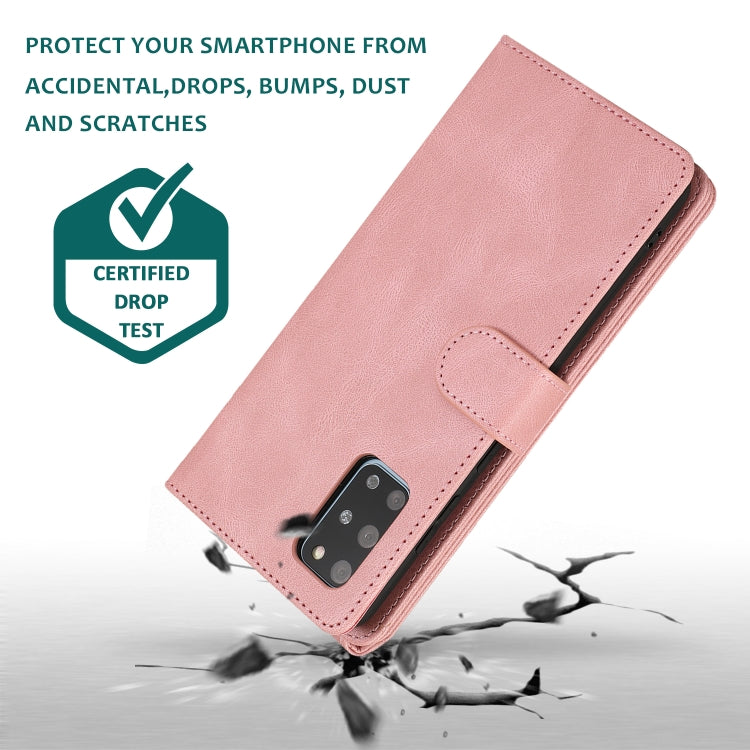 For Samsung Galaxy S20+ Skin-feel Crazy Horse Texture Zipper Wallet Bag Horizontal Flip Leather Case with Holder & Card Slots & Wallet & Lanyard