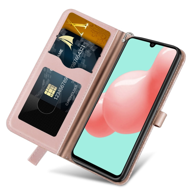 For Samsung Galaxy A41 Life of Tree Embossing Pattern Horizontal Flip Leather Case with Holder & Card Slot & Wallet & Photo Frame & Lanyard