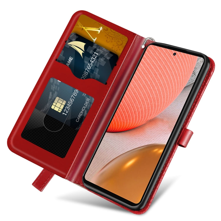 For Samsung Galaxy A72 5G / 4G Life of Tree Embossing Pattern Horizontal Flip Leather Case with Holder & Card Slot & Wallet & Photo Frame & Lanyard