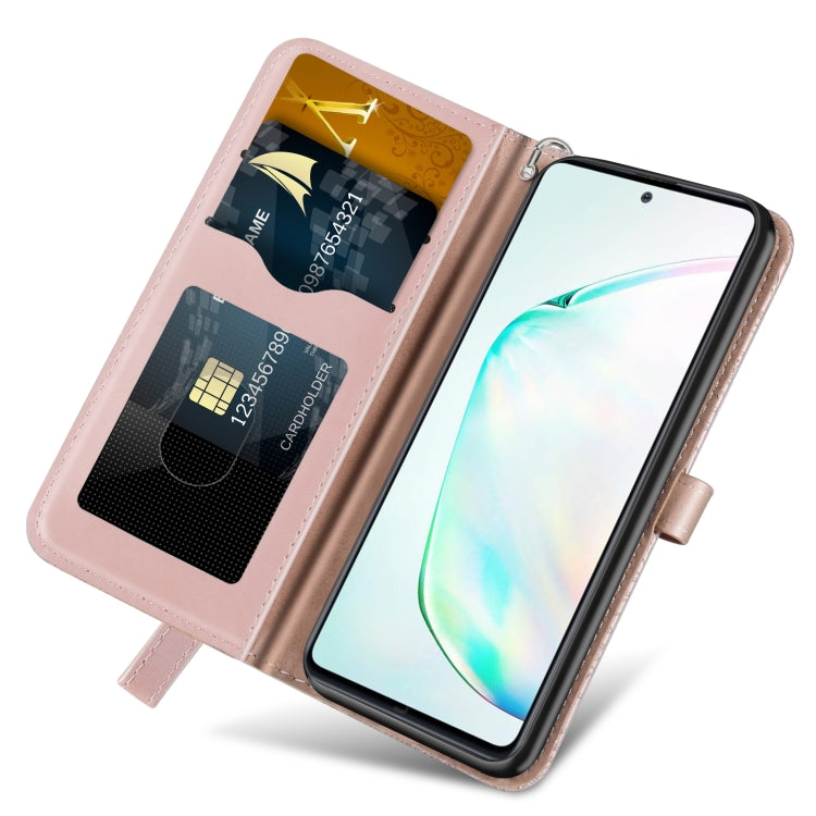 For Samsung Galaxy A81 Life of Tree Embossing Pattern Horizontal Flip Leather Case with Holder & Card Slot & Wallet & Photo Frame & Lanyard