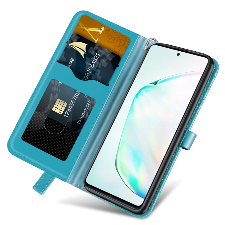 For Samsung Galaxy A81 Life of Tree Embossing Pattern Horizontal Flip Leather Case with Holder & Card Slot & Wallet & Photo Frame & Lanyard